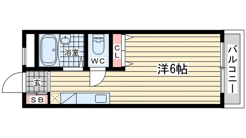 2階の間取り図