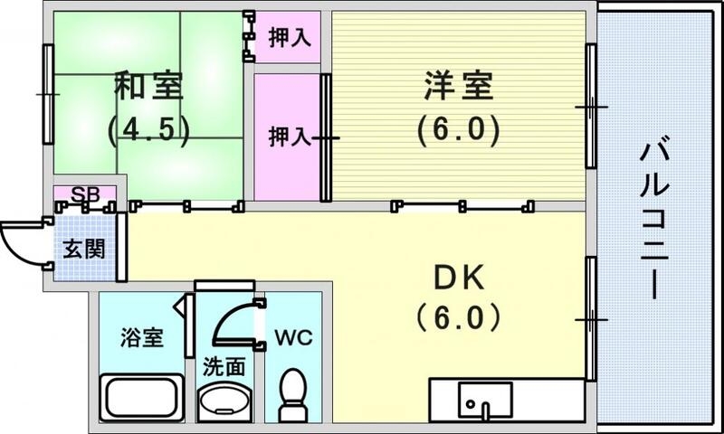 使いやすい間取りです。