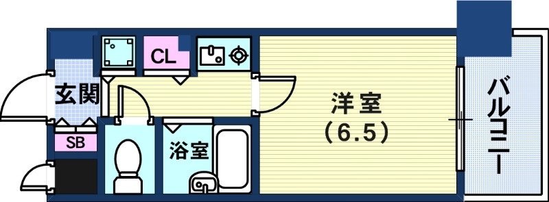 4階の間取り図
