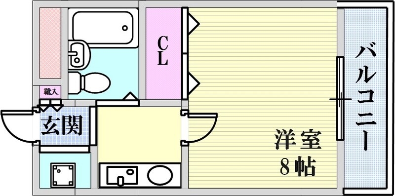 4階の間取り図