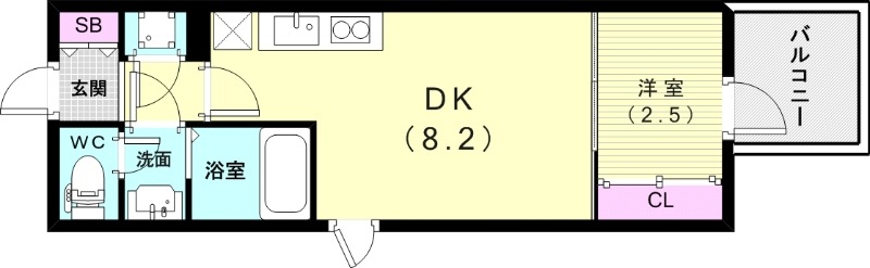 3階の間取り図