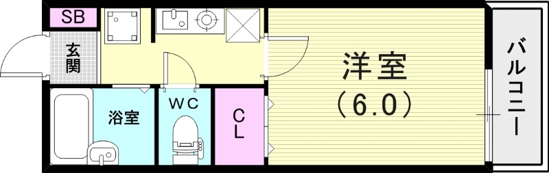 2階の間取り図