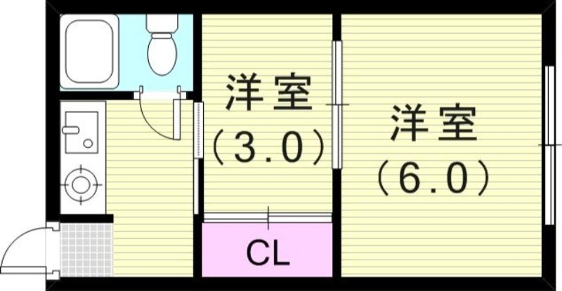1階の間取り図