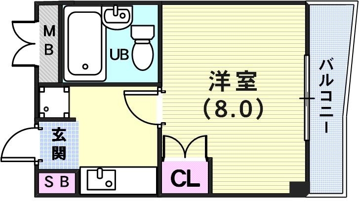 7階の間取り図