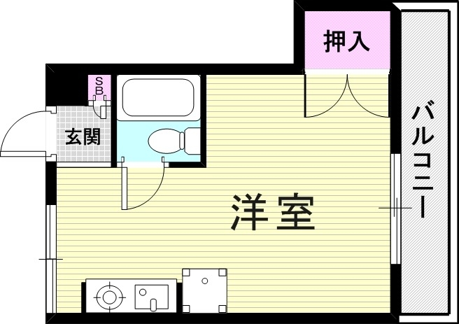 3階の間取り図