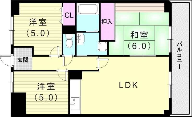 3階の間取り図