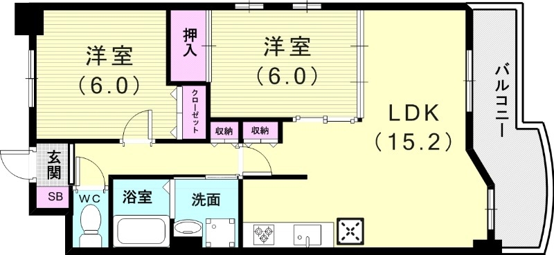 3階の間取り図