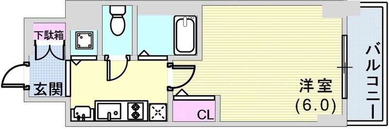 8階の間取り図