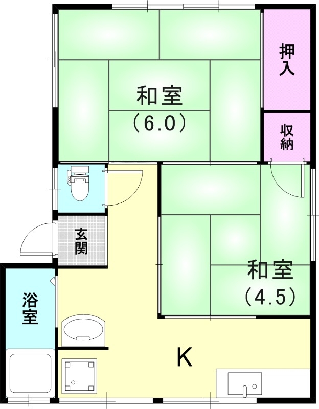 1階の間取り図