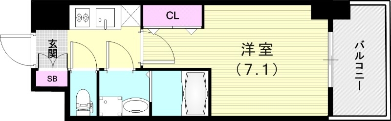 4階の間取り図