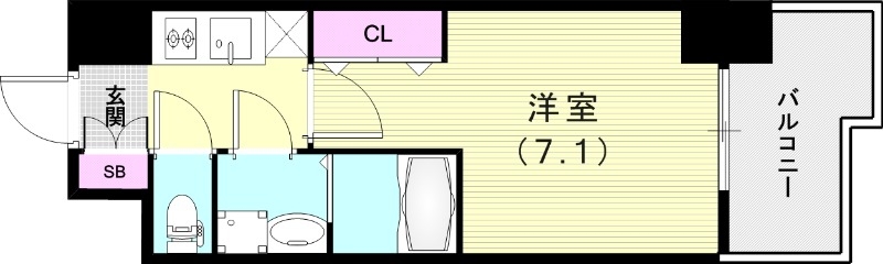 2階の間取り図