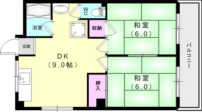 3階の間取り図