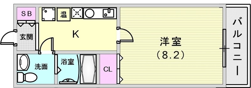 6階の間取り図