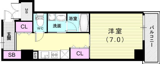 9階の間取り図