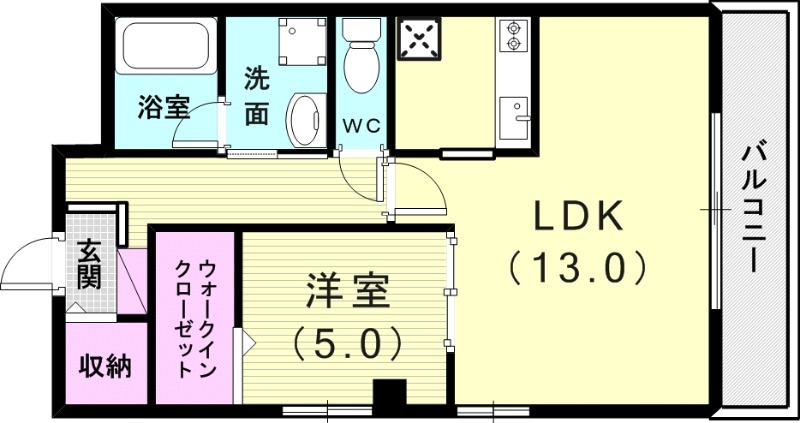 2階の間取り図