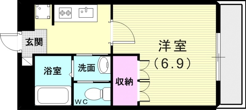 2階の間取り図