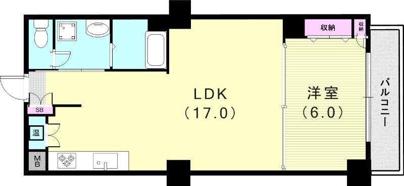1階の間取り図
