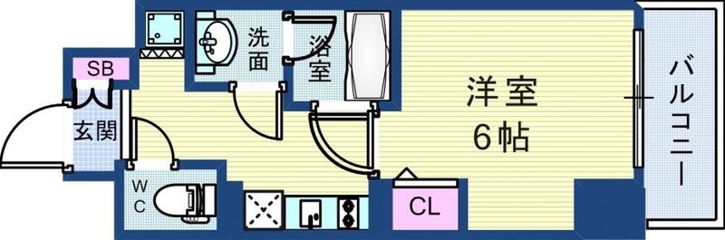6階の間取り図