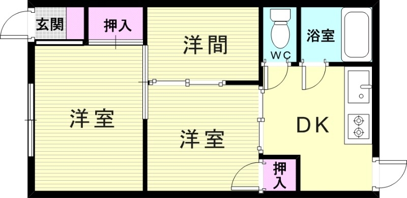 1階の間取り図