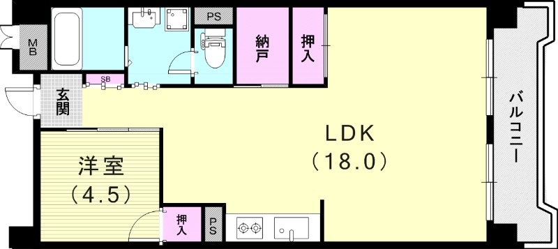 7階の間取り図
