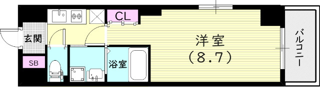 4階の間取り図