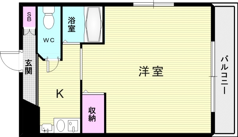 2階の間取り図