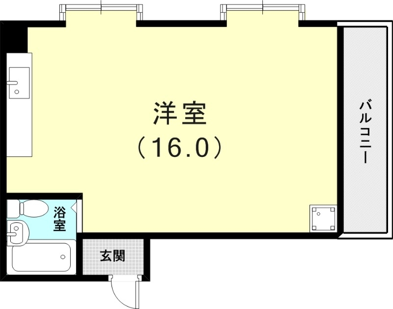 4階の間取り図