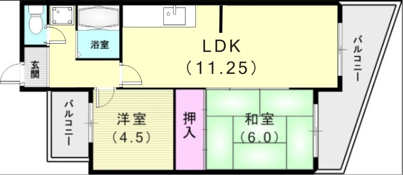 3階の間取り図