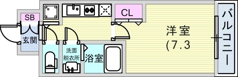 3階の間取り図