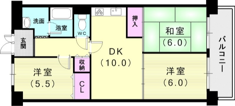 9階の間取り図
