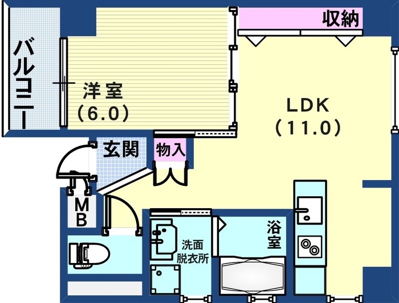 7階の間取り図