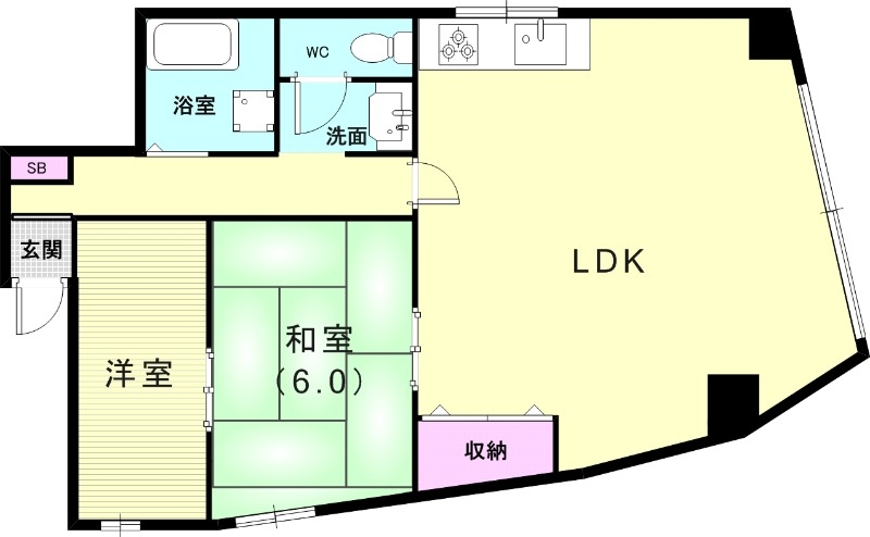 8階の間取り図