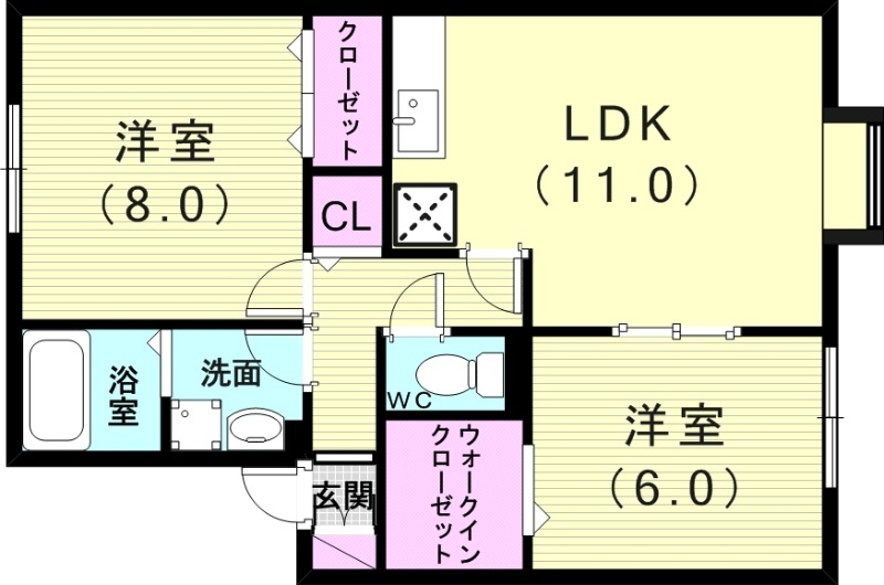 1階の間取り図
