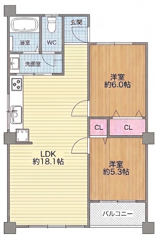 3階の間取り図