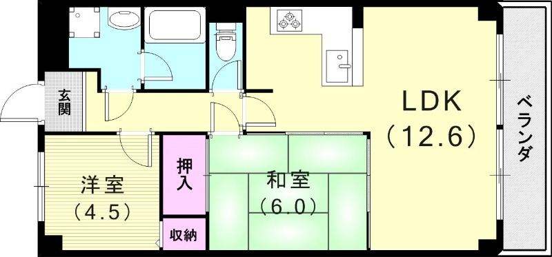 1階の間取り図