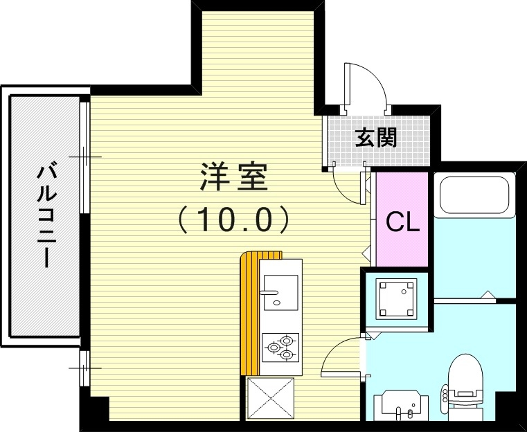 2階の間取り図