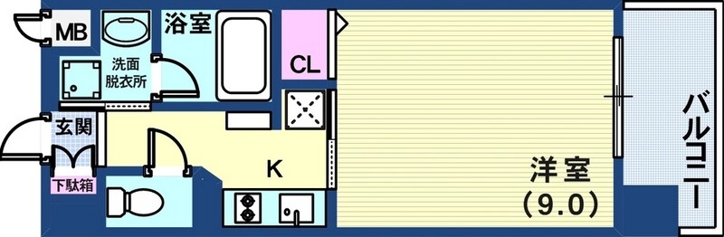 6階の間取り図