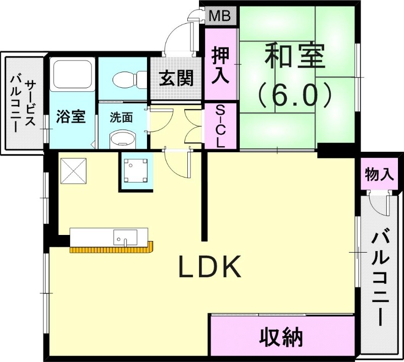 3階の間取り図