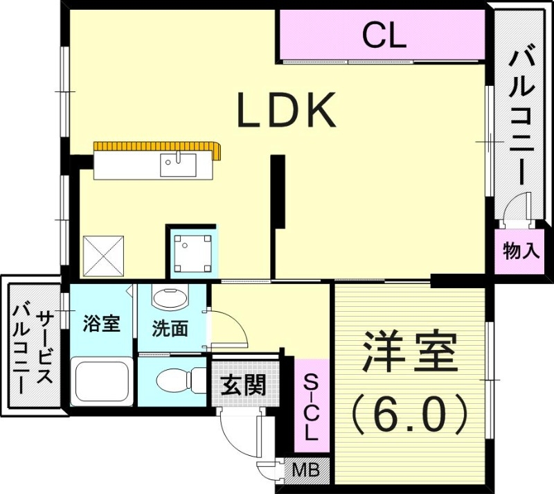 3階の間取り図