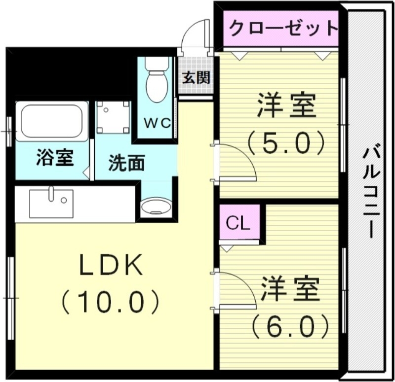 4階の間取り図