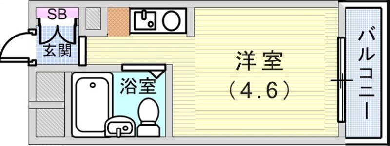 2階の間取り図