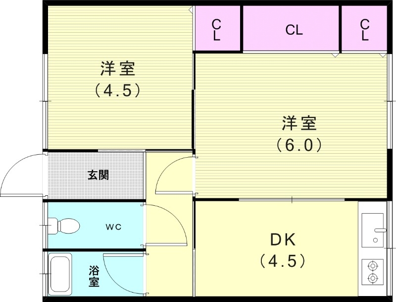 1階の間取り図