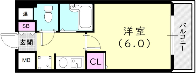 9階の間取り図