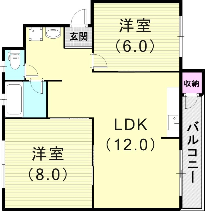 3階の間取り図