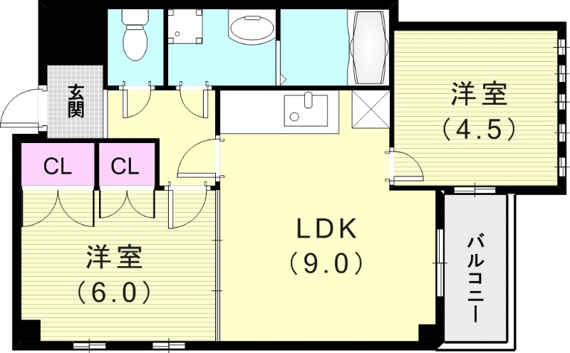 8階の間取り図