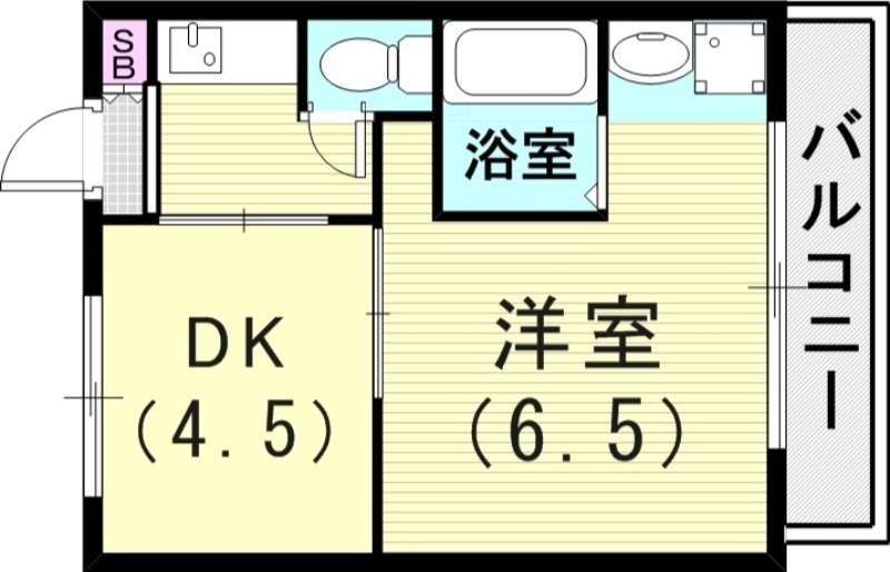 1階の間取り図