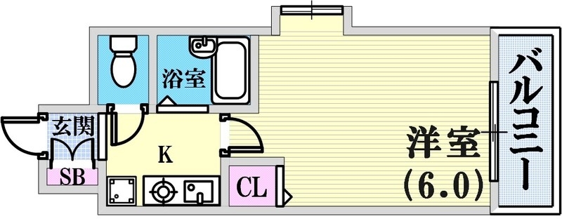 5階の間取り図