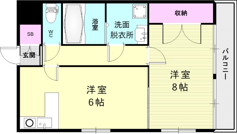 3階の間取り図