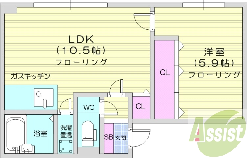 3階の間取り図