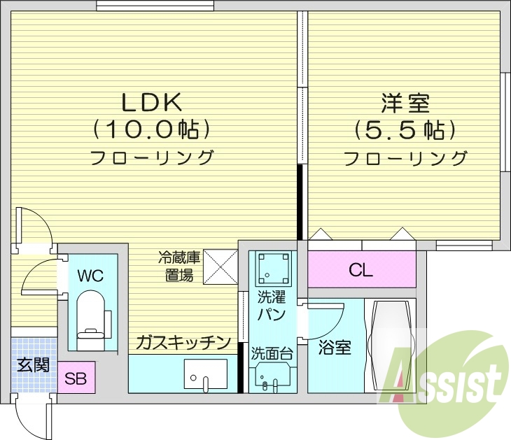 3階の間取り図